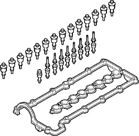 Прокладка кришки клапанів BMW 3 (E46/E90)/5 (E60)/X3 (E83) 01-11 (к-кт) M47/N47 ELRING 357.900