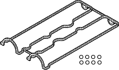 Прокладка кришки клапанів Opel Omega B/ Vectra A/C 2.5-3.2 V6 92- (к-кт) ELRING 372.320