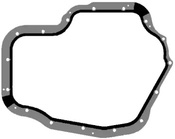Прокладка піддона Opel Omega/Vectra 2.0i 94-03 ELRING 413.090