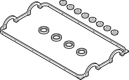 Прокладка кришки клапанів Honda Civic 1.6 89-01 (к-кт) ELRING 685.610