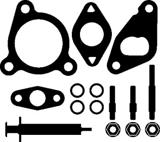 Комплект прокладок турбіни Fiat Doblo 1.3JTD/D 05-/Opel Combo 1.3 CDTI 12- ELRING 716.760