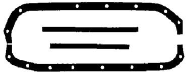 Прокладка піддону Fiat Panda (к-кт) ELRING 918.024