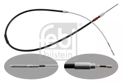 Трос ручника (L) BMW 3 (E46) 98- (1695mm) Febi Bilstein 28737