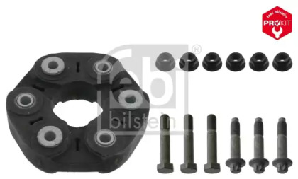 Муфта кардана еластична BMW 1 (E81/82/87/88) 3 (E90/91) 5 (F10/F11) X1 (E84) X3 (F25) 04-11 (ззаду) Febi Bilstein 43520