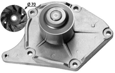 Помпа води Renault Kangoo/Megane/Scenic/Clio/Nissan Almera/Kubistar/Micra 1.5dCi 01- (B/B) (10 лоп) BUGATTI PA10011