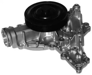 Помпа води MB W203/W204/W211/W212/W164/W251/W221 2.5/3.0/3.5 05-15 (R/B)(5 лоп)(6 кан)(h шкива=24mm) BUGATTI PA10123