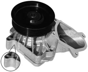 Помпа води BMW 3 (E46/E90)/5 (E60) 2.0-3.0d 01-13 (M47/M57) BUGATTI PA10135