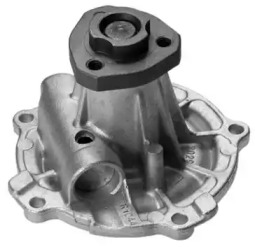 Помпа води Audi A4/A6/Skoda Felicia/VW Golf/Caddy/Passat/Polo 1.9D/TDI/SDI 95- (R/B)(6лоп) BUGATTI PA5108