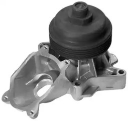 Помпа води BMW 3/5/7/X5 330d/xd/525d/530d/730d/3.0d 98-05/Opel Omega B 2.5TDI (R/B) (6 лоп.) BUGATTI PA5418