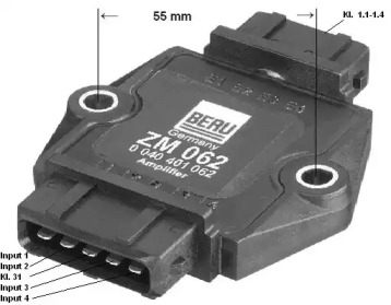 Комутатор ситеми зажигания BERU ZM062