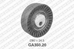 Ролик генератора BMW 3 (E36/E46)/5 (E34)/Z3/Z4 1.6-3.2 90- (паразитний) (80х24.5) SNR GA350.20