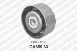 Ролик генератора Fiat 1.1/1.4/1.6/1.9D (натяжний) (60х26.6) SNR GA359.83