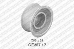 Ролик ГРМ Audi 80/A4/A6/A8 2.4/2.6/2.8 91-01 (паразитний) (59x28) SNR GE357.17