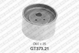 Ролик ГРМ Mitsubishi Galant 2.5 V6 92-96/Pajero 3.5 V6 97- (натяжний) (60x35) SNR GT373.21