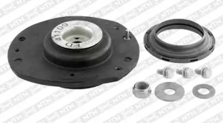 Подушка амортизатора (переднього) + підшипник Peugeot 206 98- (R) SNR KB659.11