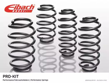 Комплект пружин (Pro-Kit) Audi A4 (B8) 1.8TFSI/2.0TDI/TFSI 07-15 (4 шт.) EIBACH E10-15-011-01-22