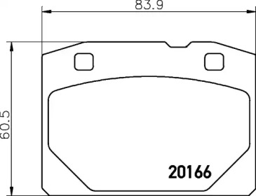Гальмові колодки PAGID T0810