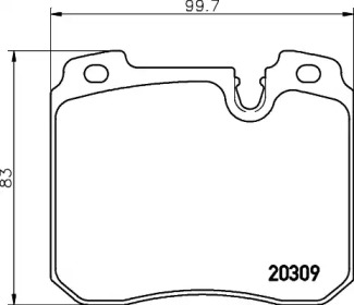 Гальмові колодки PAGID T1115