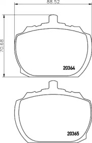 Гальмові колодки PAGID T0571