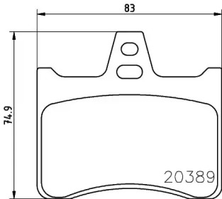 Гальмові колодки PAGID T0816