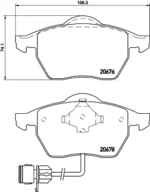 Гальмові колодки PAGID T1035