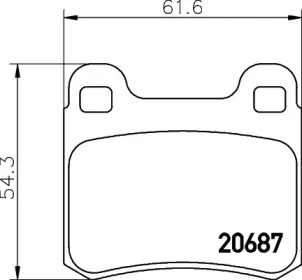 Гальмові колодки PAGID T1010