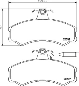 Гальмові колодки PAGID T0290