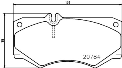 Гальмові колодки PAGID T0311
