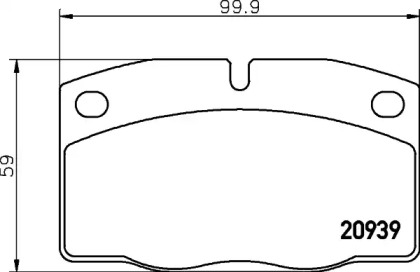 Гальмові колодки PAGID T0841