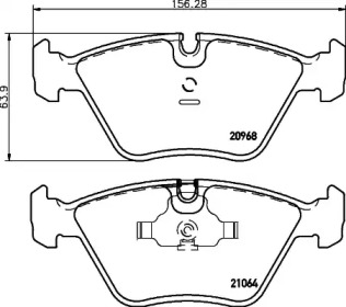 Гальмові колодки PAGID T1026
