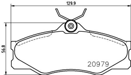 Гальмові колодки PAGID T5012