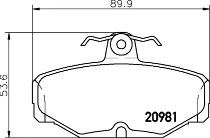 Гальмові колодки PAGID T5006