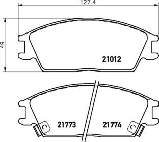 Гальмові колодки PAGID T0366