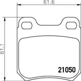 Гальмові колодки PAGID T1016