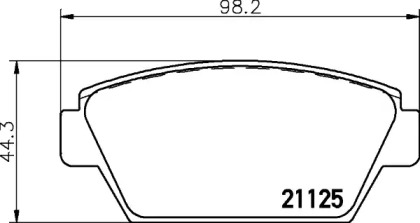 Гальмові колодки PAGID T0360