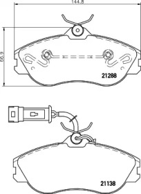 Гальмові колодки PAGID T5052