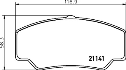 Гальмові колодки PAGID T0348