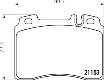 Гальмові колодки PAGID T1126