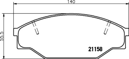 Гальмові колодки PAGID T0331