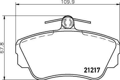 Гальмові колодки PAGID T5053