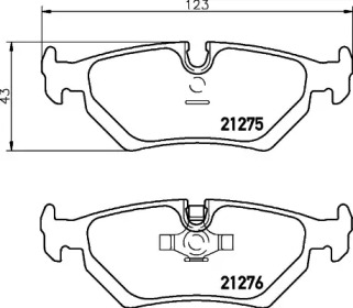 Гальмові колодки PAGID T1089