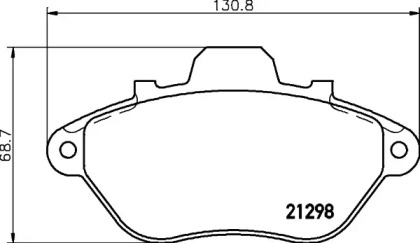 Комплект тормозных колодок PAGID T9016