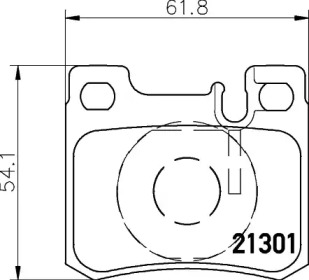 Гальмові колодки PAGID T1067