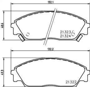 Гальмові колодки PAGID T0012