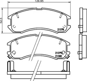Гальмові колодки PAGID T0053