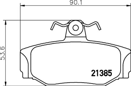 Гальмові колодки PAGID T5061
