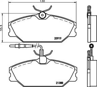 Гальмові колодки PAGID T9033