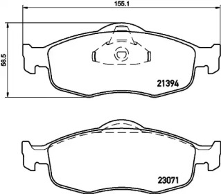 Гальмові колодки PAGID T1062