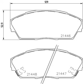 Гальмові колодки PAGID T0370
