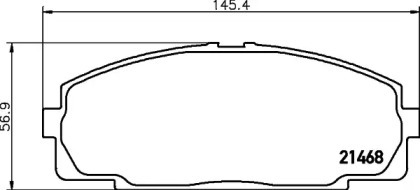 Гальмові колодки PAGID T3083